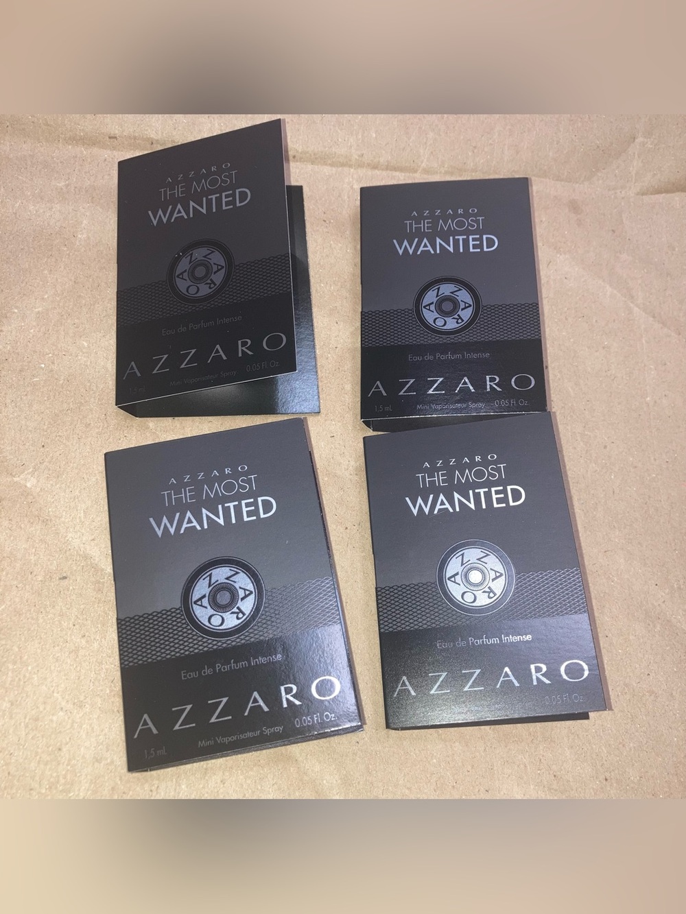 4 x Azzaro The Most Azzaro The Most Wanted edp Intense 1.5ml